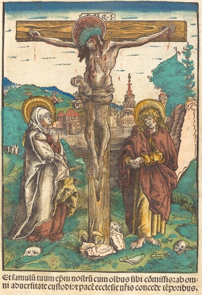 Christ on the Cross Between the Virgin and Saint John
