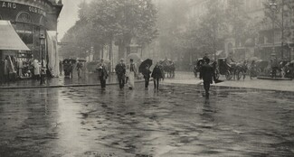 image: A Wet Day on the Boulevard—Paris