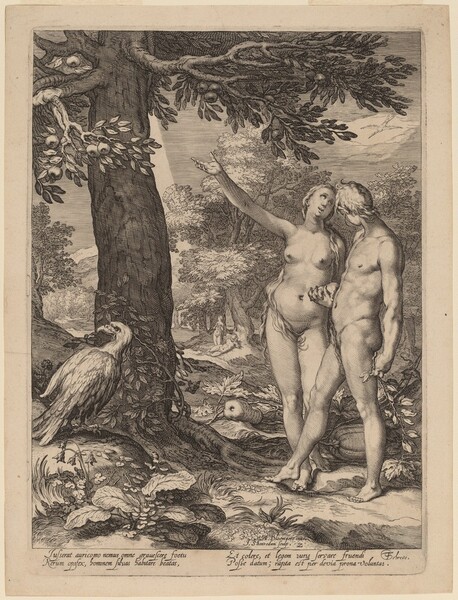 Adam and Eve before the Tree of Knowledge
