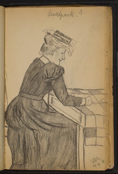 Woman Seated at a Table