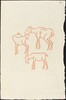 Third Book: Three Goats, Fifth Plate (Chevreaux, cinquieme planche)