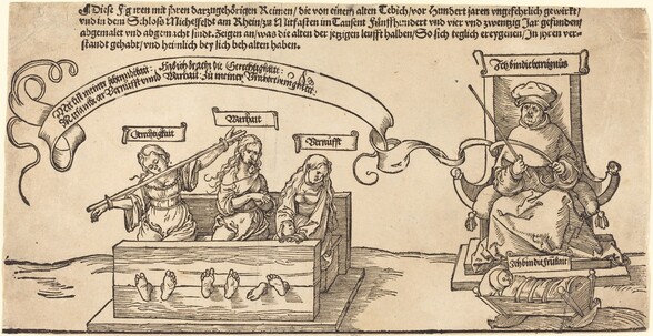 Justice, Truth and Reason in the Stocks with the Seated Judge and Sleeping Piety