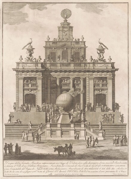 The Seconda Macchina for the Chinea of 1785: A Pleasure Palace with an Air Balloon