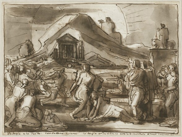 An Allegory of Truth and Falsehood (verso)