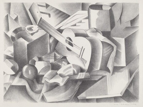 Untitled (Still Life with Guitar and Fruit)