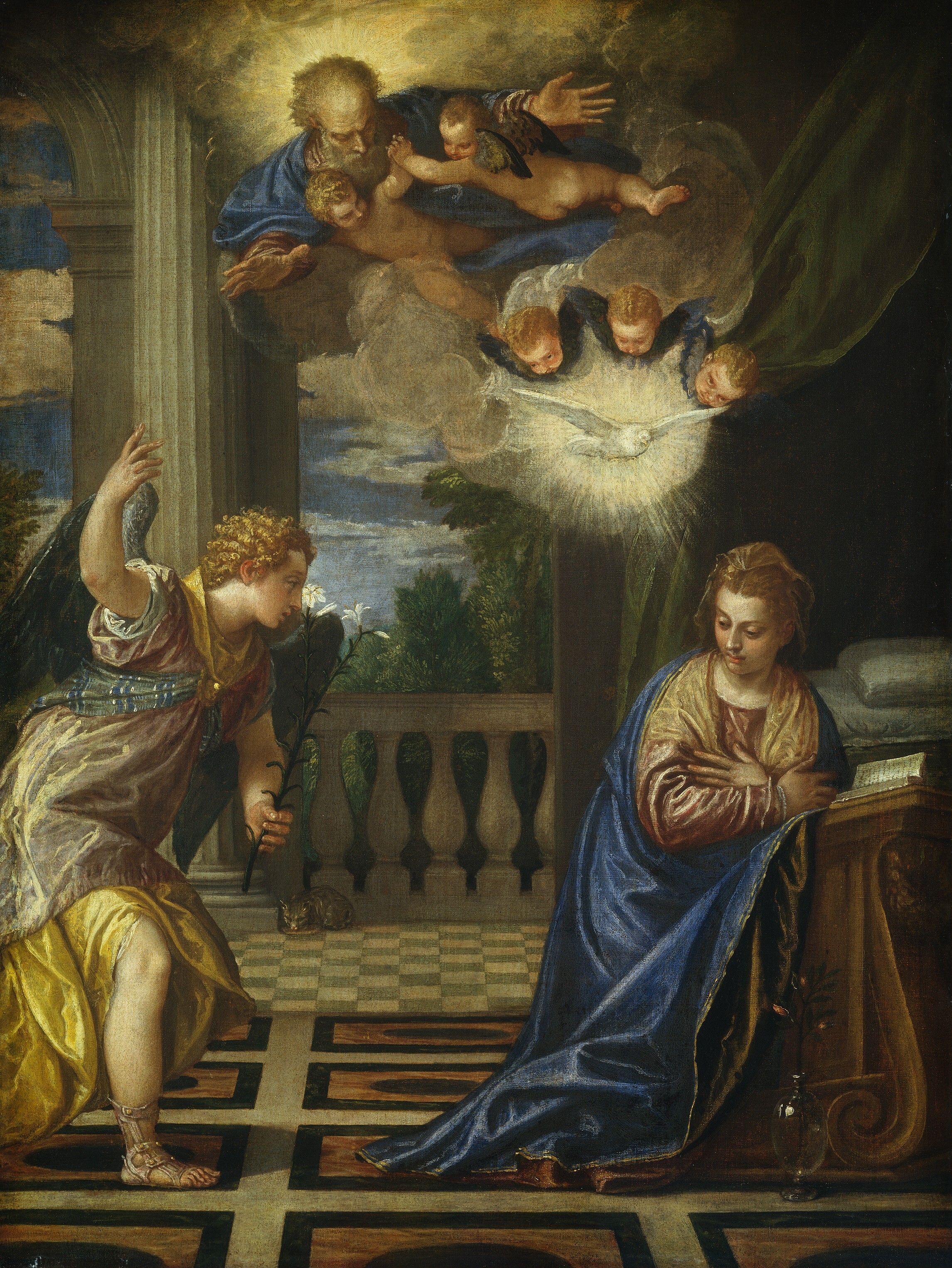 Annunciation paintings discount