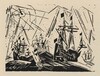 Hanseatic Fleet (Hansaflotte) from Deutsche Graphiker der Gegenwart (German Printmakers of Our Time)
