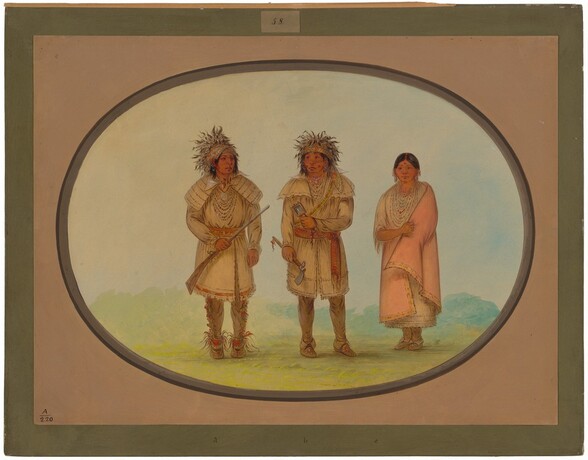 Three Peoria Indians
