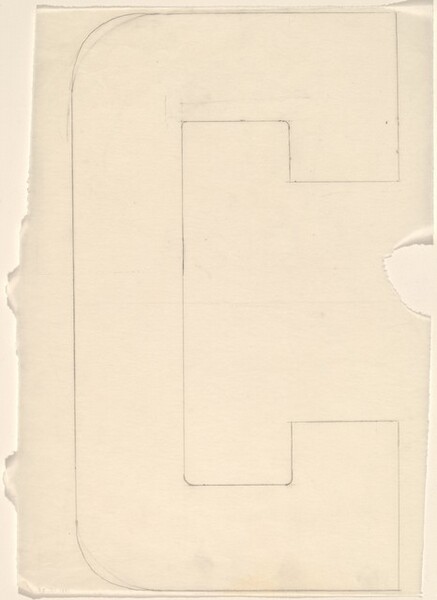 Sketch for Building - Blocks for a Doorway (C)