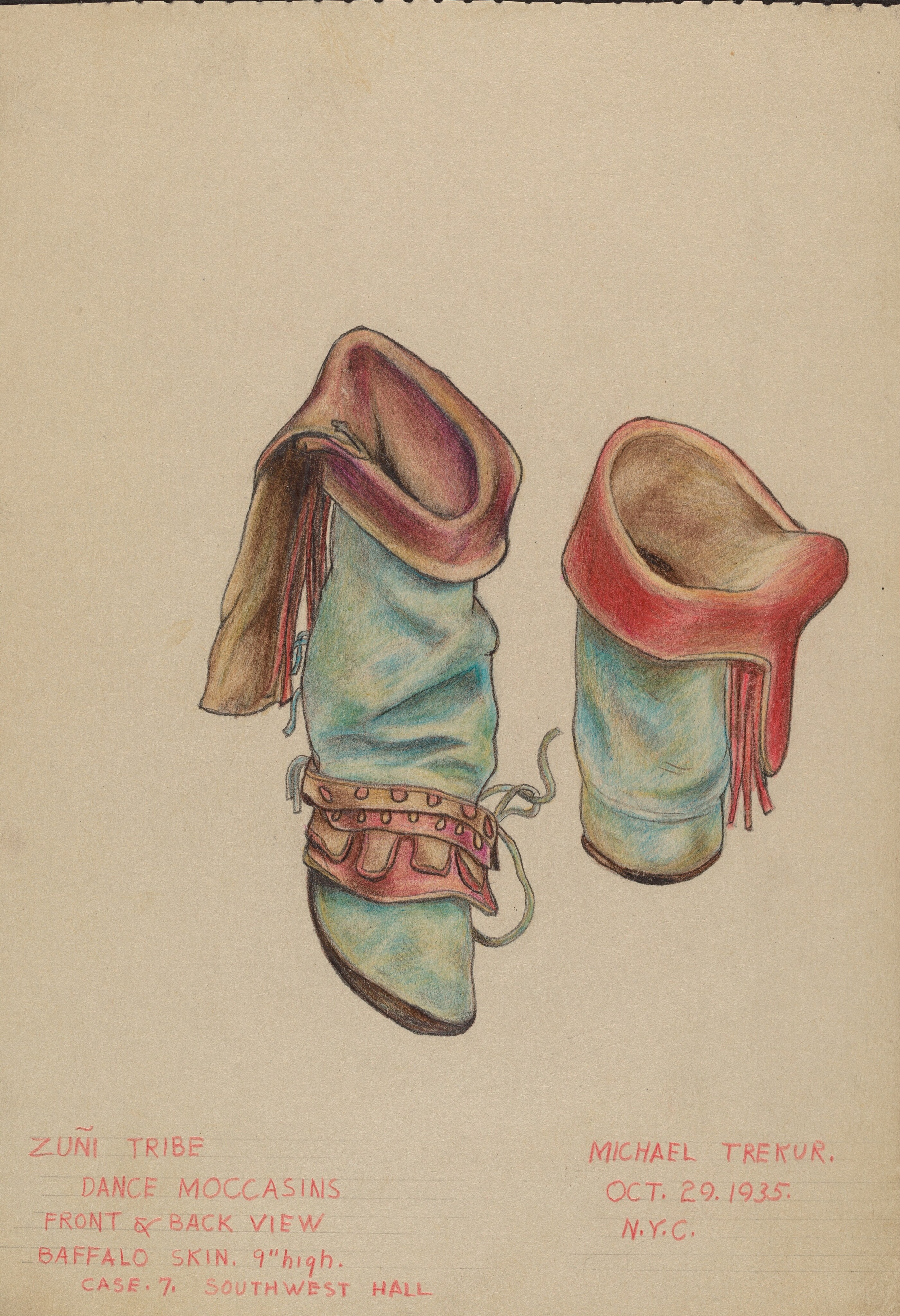 Zuni moccasins on sale