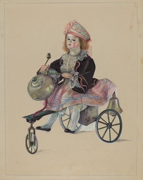 Doll on Velocipede