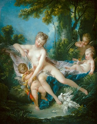 François Boucher, The Bath of Venus, 1751