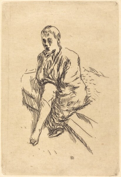 Seated Woman with Her Chin in Her Hand