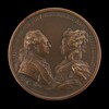 Louis XVI, 1754-1793, and Marie-Antoinette, 1755-1793, King and Queen of France 1774 [obverse]