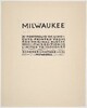 Frontispiece for Milwaukee Portfolio of Lino-cuts