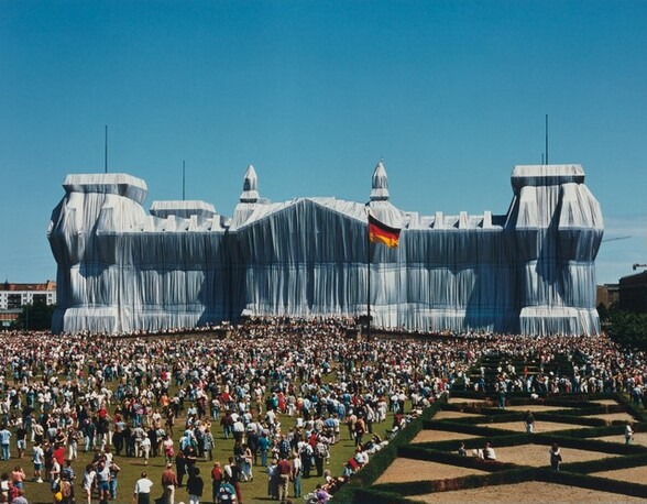 Wrapped Reichstag, Berlin, 1971-1995