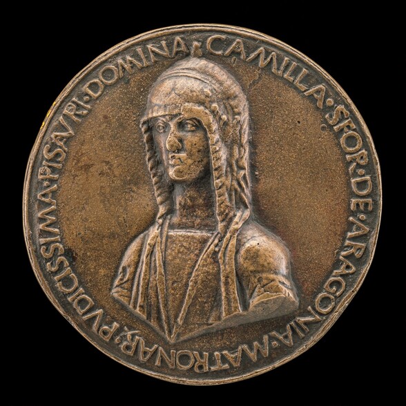 Camilla Sforza of Aragon, Wife of Costanza Sforza 1475