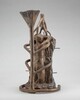 Lost-Wax Casting Display: bronze with conduits [ninth of ten steps]