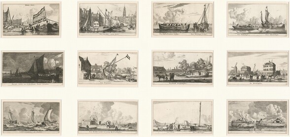 Verscheÿde Schepen en Gesichten van Amstelredam (Various Ships and Views of Amsterdam): Part III