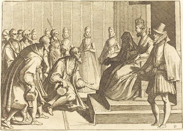 Margaret of Austria Giving Audience to a Nobleman