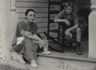 image: Georgia O'Keeffe and Frank Prosser