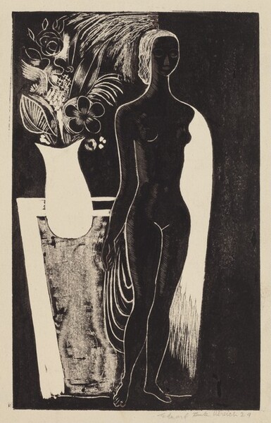 Nude with Vase