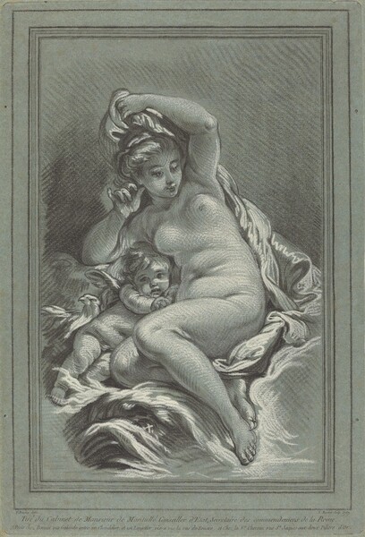 Venus and Cupid on a Dolphin