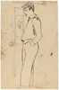 Standing Man with Hand in Pocket [verso]