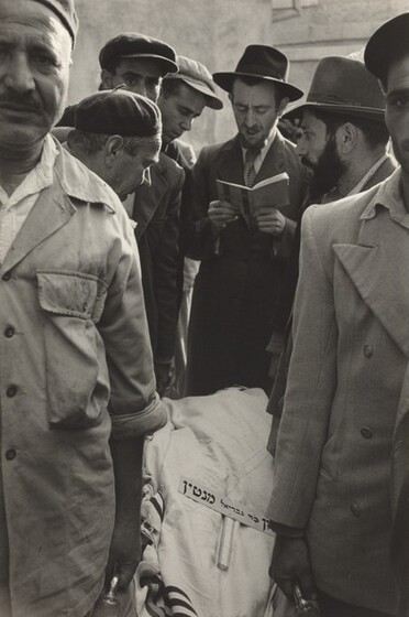 David Seymour (Chim), Funeral on Israeli Border, 1953