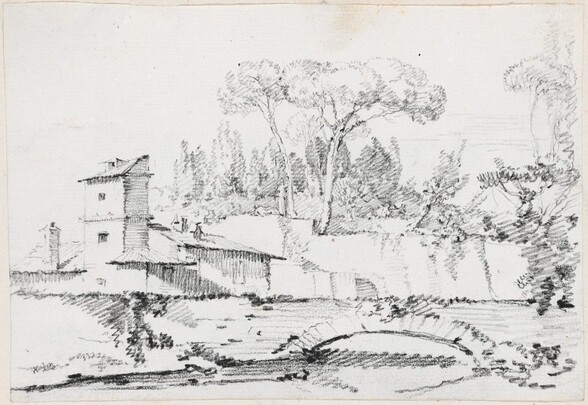 View of the Prato of the Villa Borghese