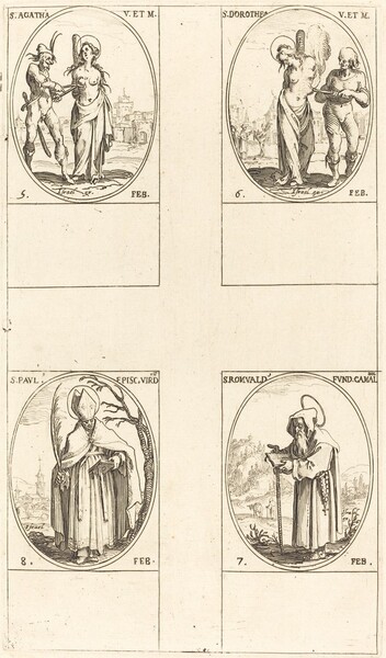 St. Agatha; St. Dorothy; St. Romuald of Ravenna; St. Paul, Bishop of Verdun