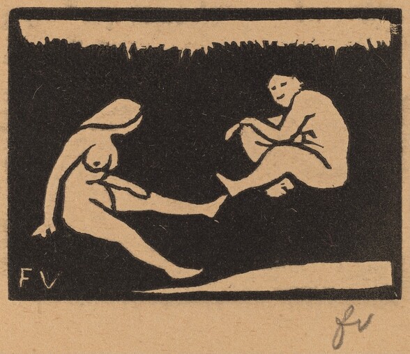 Two Seated Bathers (Deux baigneuses assises)