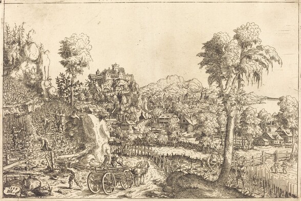 Landscape with a Vineyard