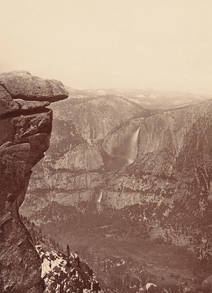 The Yosemite Falls, from Glacier Point