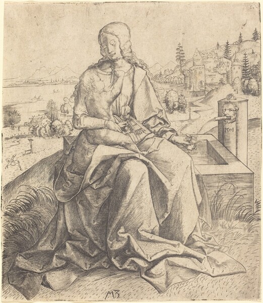 Madonna and Child at a Fountain