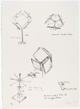 George Rickey, Anatomy of a Cube of Six Hinged Planes, 19701970