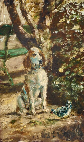 Henri de Toulouse-Lautrec, The Artist's Dog Flèche, c. 1881