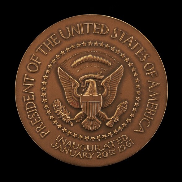 John Fitzgerald Kennedy Inaugural Medal [reverse]