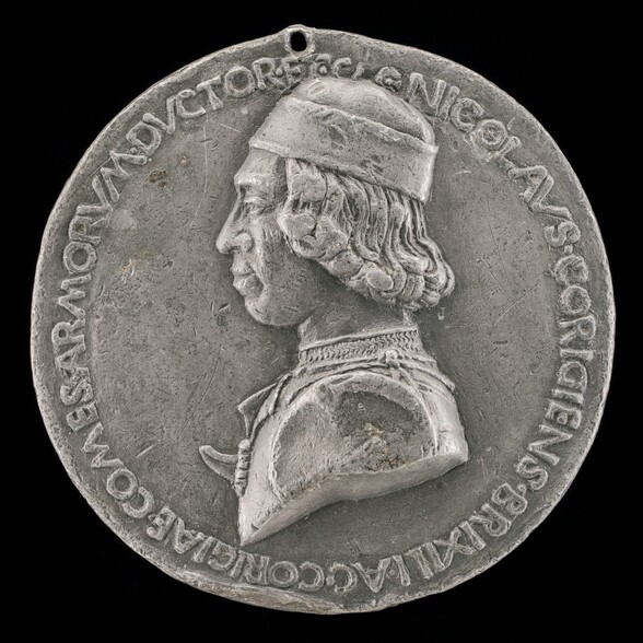 Niccolò da Correggio, 1450-1508, Count of Brescello 1480 [obverse]