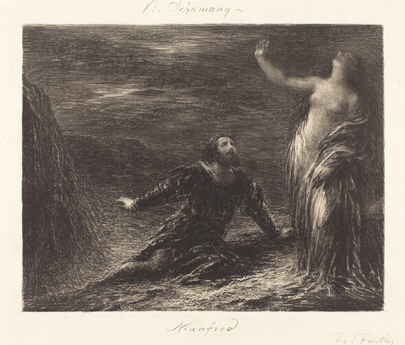 Manfred and Astarte (2nd plate)