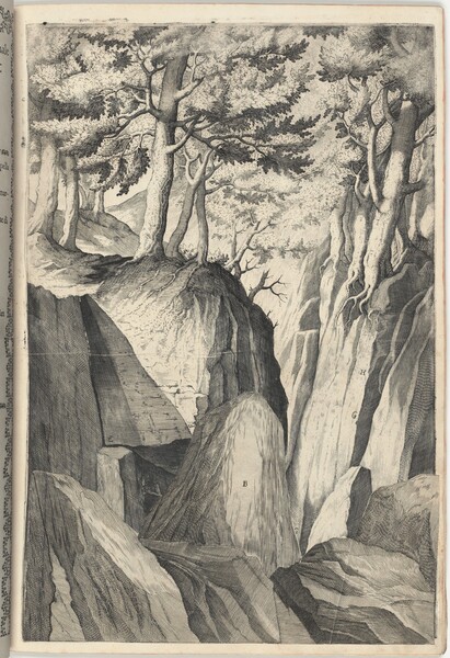 The Prominent Rock (Sasso spicco) [plate I]