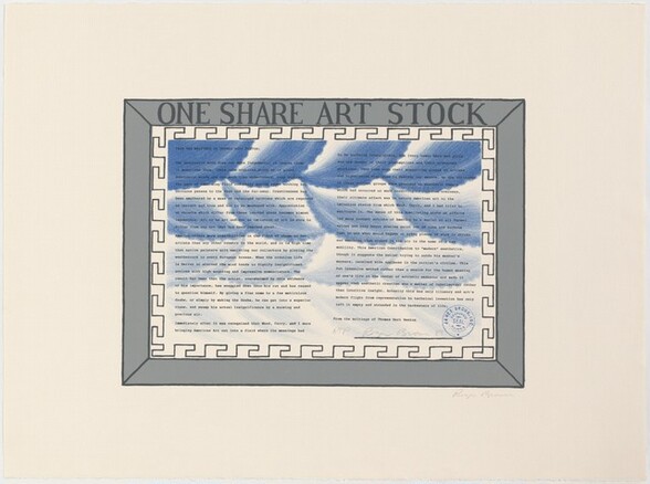 One Share Art Stock