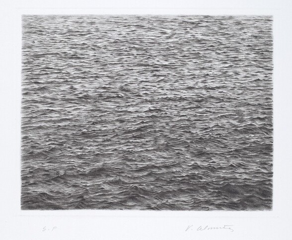 Drypoint—Ocean Surface (Second State)