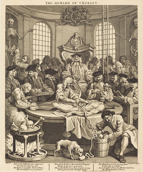 William Hogarth, The Reward of Cruelty, 17511751