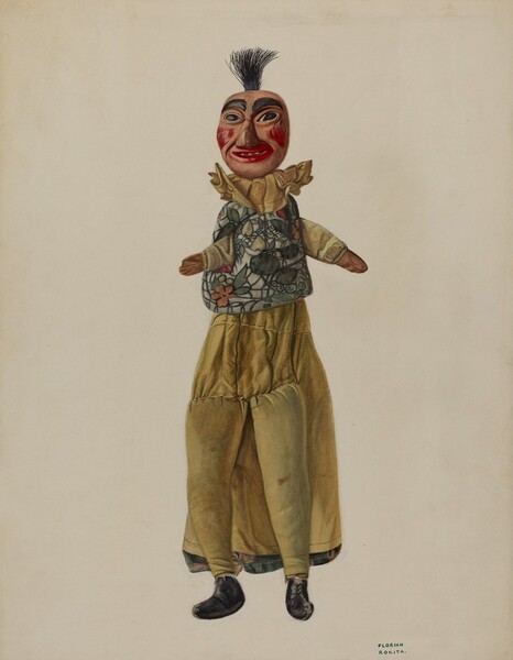 Punch Clown Puppet