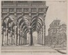 Loggia with Satyr Terms and a Garden