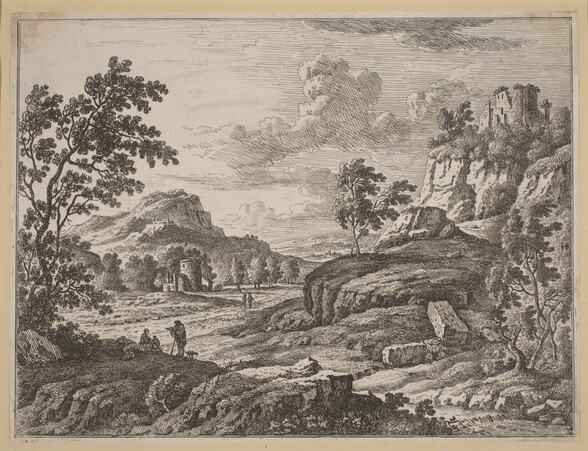 Landscape with Two Ruined Towers