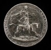 Female Figure Riding a Bull, Being Crowned by Victory [reverse]