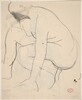 Untitled [crouching nude] [verso]