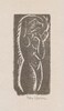 Nude Woman with Arm Upraised
